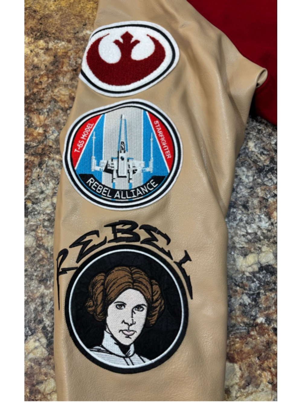 Civil Regime x Star Wars “Blooming Through Chaos” Varsity Jacket Medium - Picture 5 of 8